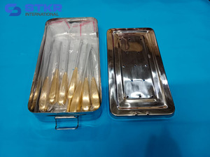 ชุดเครื่องมือผ่าตัดยกหน้าผากแบบส่องกล้อง STKR INTERNATIONAL Daniel จำนวน 10 ชิ้น  ประเภทเครื่องมือผ่าตัดคลาส I ได้รับการรับรองมาตรฐาน CE ผลิตจากสแตนเลส - Product Image 1
