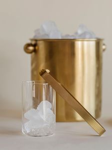 Seau à glace élégant en laiton vintage avec couvercle pour hôtel, bar, restaurant, maison, mariage, fête, service de boissons - Product Image 5