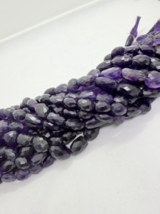 Cuentas de Amatista Roja Natural Facetada en Forma de Pepita, Certificadas por Terceros, para Fabricantes, Proveedores y Venta al por Mayor - Product Image 4