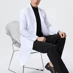 Fabricants OEM de haute qualité, uniformes d'hôpital sur mesure, vente en gros, infirmiers, médecins, unisexe, femmes, blouse de laboratoire blanche médicale - Product Image 3