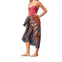 Pareo de Playa de Spandex/Poliéster al por Mayor para Mujer, de Secado Rápido, con Estampado por Transferencia Térmica, Colores y Tallas Personalizables, para Verano