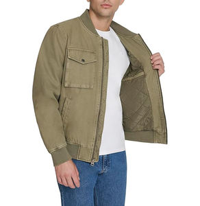 Chaqueta Bomber MA-1 de Satén para Hombre, Sin Relleno - Product Image 4