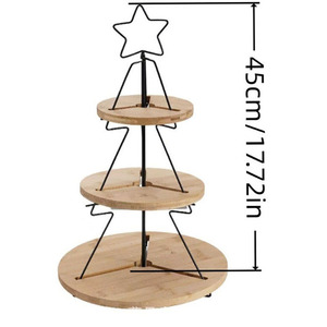 ชั้นวางเค้กทรงคริสต์มาส 3 ชั้น - Product Image 2