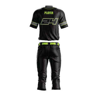 Ensembles d'uniformes de baseball personnalisés de haute qualité avec logo imprimé, respirants, légers, séchage rapide, 100 % polyester, service OEM - Product Image 2
