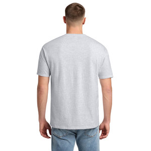เสื้อยืดคอกลมยูนิเซ็กซ์สำหรับขายส่ง ยี่ห้อ Level Apparel ผ้าฝ้าย 100% สั่งซื้อจำนวนมาก รับผลิตแบรนด์ส่วนตัว ระบายอากาศได้ดี พิมพ์ลายดิจิทัล - Product Image 5
