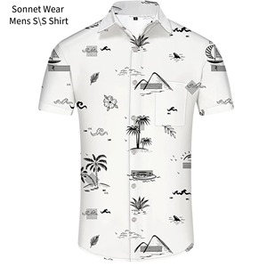 Camisa estampada de manga corta para hombre - Product Image 2