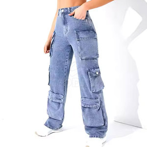 Pantalon cargo professionnel pour femme, haute qualité, respirant, 100 % coton, design plat, pour l'été, décontracté, usage extérieur, taille moyenne - Product Image 2