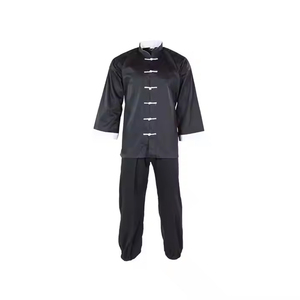 ขายส่งเสื้อผ้าฝึกกังฟูสำหรับผู้ใหญ่ชาย ออกแบบตามสั่ง OEM ผลิตจากผ้าฝ้าย 100% น้ำหนักเบา ทนทาน ระบายอากาศได้ดี แห้งเร็ว - Product Image 1