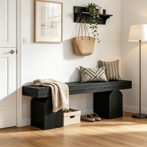 Panca Classica Solida per Corridoio, Accessorio Perfetto per Arredamento Camera da Letto - Product Image 4