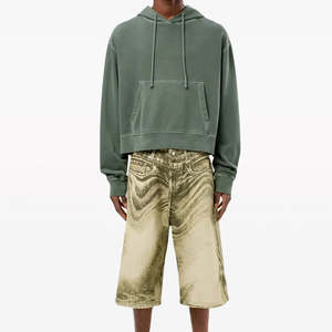 Nuevos Shorts de Mezclilla Desgastados y Rotos para Hombre, Shorts de Mezclilla con Agujeros Azules, Estilo Hip Hop Masculino - Product Image 2