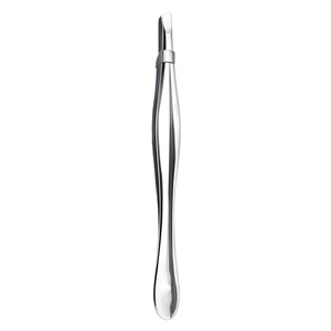 High-Quality Stainless Steel Eyebrow Tweezers Slant Tip Facial Hair <b>Removal</b> For Eyebrows And Beard Facial Grooming <b>Tools</b> - Product Image 1