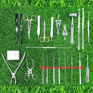 Kit d'instruments chirurgicaux pour la main et le poignet Bisons International Wholesale 26P, ensemble d'outils chirurgicaux vétérinaires en acier inoxydable général - Product Image 6