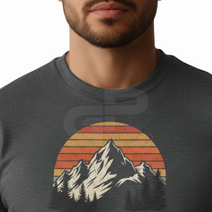 T-shirt décontracté pour homme, manches courtes, en coton, pour tous les jours, mode streetwear et tenues d'été - Product Image 6