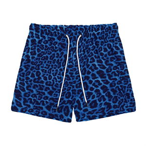 Shorts de Baño Personalizados con Estampado de Leopardo para Hombre, Secado Rápido, Traje de Baño Rosa con Estampado de Guepardo - Product Image 2
