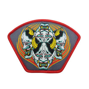 Patchs tissés de qualité supérieure avec dos auto-agrippant et patchs tissés personnalisés en promotion, patchs tissés phosphorescents, décoration artistique sur le thème des poissons - Product Image 5