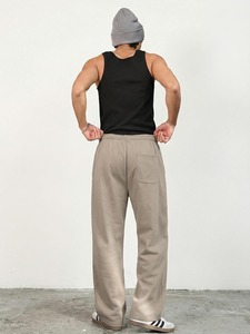 Pantalon de survêtement ample personnalisé, coupe décontractée, style streetwear haut de gamme, fabricant - Product Image 3