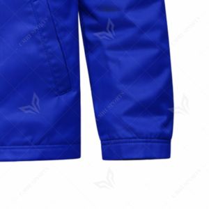 Vestes de coach personnalisées Zeta Phi Beta, style traditionnel, noir et bleu, avec logos brodés, veste rétro grecque. - Product Image 5