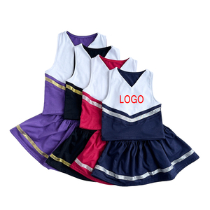 Vêtements de cheerleading de qualité supérieure, design solide, prix de gros direct usine, pour les équipes de jeunes et d'adultes, tenues de compétition. - Product Image 2