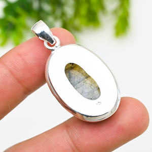 Luxury 925 <b>Silver</b> Statement <b>Necklace</b> - Product Image 3