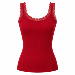 Débardeur en dentelle sans manches, écologique, push-up, pour femmes - Product Image 1