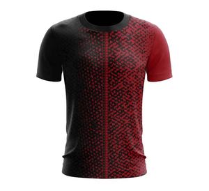 Vêtements de sport promotionnels avec logo personnalisé, t-shirts à col rond en polyester à séchage rapide pour hommes, impression de motifs, t-shirts par sublimation - Product Image 5