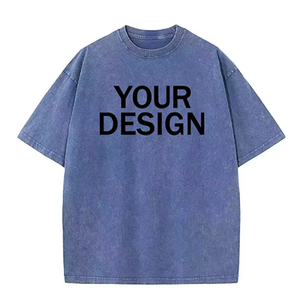 Camiseta Unisex de Algodón Lavado, Transpirable, con Logotipo Frontal Vintage, Corte Regular, Manga Corta, Estilo Urbano, Informal para Hombre - Product Image 4