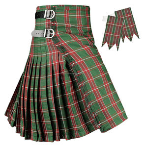 Kilt Escocés Auténtico de Alta Calidad con Patrón de Tartán Nacional Galesa para Hombre, Material de Lana, Tela Personalizada, Gran Venta 2026 - Product Image 1