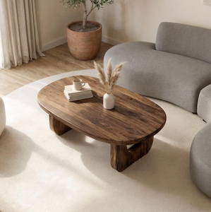 Meubles de salle à manger uniques et personnalisés, style antique et moderne, table basse en bois de manguier, table à manger en bois massif, dernière collection. - Product Image 2