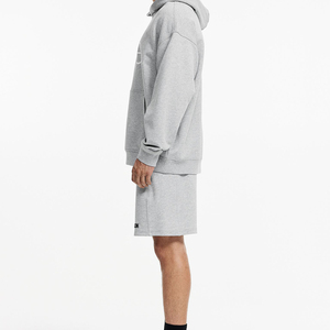 Sweat à capuche OEM personnalisé, pull-over uni en coton imprimé, sweat à capuche surdimensionné pour hommes - Product Image 1