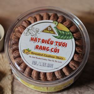 Wholesale Organic Vietnam Premium Roasted Unshelled <b>Cashew</b> <b>Nuts</b> W180 500g Gift Box Buttery Salty Flavor Dong Phu Brand Packaging - Product Image 5