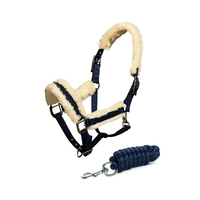 Harnais de Selle Western Ajustable pour Cheval – Taille Personnalisée, Confortable, Respirant, en Nylon Durable, avec Corde de Tête et Laisse Équestre
