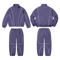 Ensemble survêtement coupe-vent personnalisé pour homme – Veste et pantalon en nylon – Survêtements coupe-vent pour hommes – Vente en gros