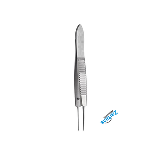 Mod. de Acero Inoxidable de Alta Calidad Pinzas Bonn Iris 1x2 Dientes 10cm Fabricante y Exportador de Instrumentos Quirúrgicos - Product Image 3