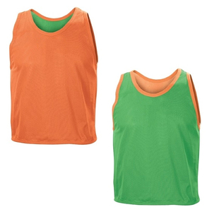 Chaleco Deportivo Unisex sin Mangas, Cuello Redondo, Transpirable, de Secado Rápido, Color Naranja y Verde Sólido, para Todas las Temporadas, Ajuste para Adultos - Product Image 1
