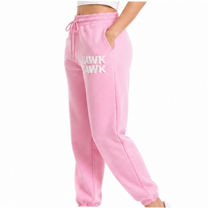 Women Joggers Pants Adjustable Drawcord <b>Cuffed</b> Ankle Finish Side Hand Pockets Comfortable Regular Fit Soft Touch Feel Elastic - Product Image 3