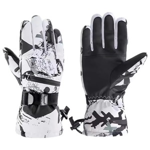 Guantes de Esquí de Invierno Personalizados, Térmicos, Impermeables, Aislantes, de Cuero, con Dedos Completos, para Esquí/Snowboard, con Calefacción, en Venta - Product Image 2