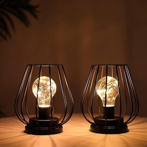 Lanterne en métal artisanale résistante à la chaleur, porte-bougie décoratif, lumière suspendue pour la maison, le jardin, la terrasse, les mariages, les fêtes, la table - Product Image 3