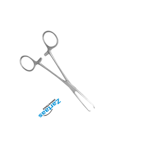 Pinces à tissus manuelles Allis en acier inoxydable de haute qualité, 19 cm, 5x6 dents, instruments chirurgicaux - Product Image 3