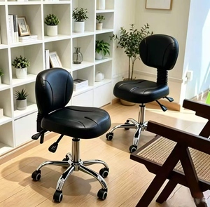 Cómoda Silla de Manicura y Pedicura con Soporte Lumbar, Taburete para Salón de Belleza, Peluquería, Spa Dental, para Salón de Uñas - Product Image 1