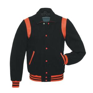 <b>Mens</b> High Quality Winter Varsity <b>Jacket</b> Stand Collar Patchwork All Wool Polyester Lining Plus Size - Product Image 3