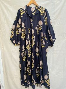 Robe midi en coton de haute qualité pour femmes, élégante, à manches courtes, décontractée, streetwear, tendance, disponible au meilleur prix du marché - Product Image 4