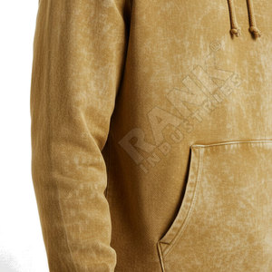 Nouveaux hoodies en coton mélangé pour hommes, effet délavé, légers, disponibles en différentes tailles. - Product Image 6