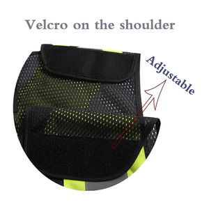 Chaleco de Seguridad de Manga Corta Bicolor, Tejido de Malla Tricot, ANSI Clase 1, Impermeable, con Luz LED Intermitente, Logotipo Personalizado, Tallas Grandes - Product Image 6