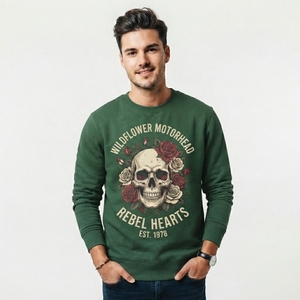 Sweat-shirt pour homme avec impression graphique, vêtement de tous les jours de qualité supérieure avec illustrations originales, intérieur doux, tissu respirant, plusieurs tailles - Product Image 1
