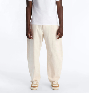 Pantalones Harem de Pana Crema para Hombre, Corte Holgado, Estilo Casual para Otoño - Product Image 1