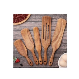 Cuillère en bois, accessoire de cuisine polyvalent conçu pour les fonctions culinaires quotidiennes et une présentation pratique des repas - Product Image 6