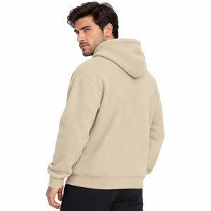 Sweat-shirt à capuche en maille gaufrée pour homme, pull décontracté haut de gamme, sweat-shirt streetwear à manches longues personnalisé, fournisseur de vêtements en gros - Product Image 2