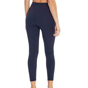 High Waist Stretchable Anti-Bacterial Ankle-Length Yoga Fitness Activewear <b>Tummy</b> <b>Control</b> Breathable Women Leggings Spandex/Nylon - Product Image 2