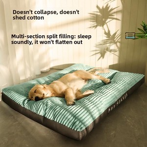 Washable Solid Eco-friendly <strong>Dog</strong> <strong>Bed</strong> Mat for Large <strong>Dogs</strong> Winter Warm Memory Foam Filled Four Seasons Removable Pet <strong>Bed</strong> - Product Image 3