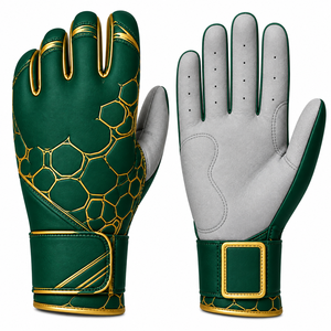 ถุงมือตีเบสบอลดีไซน์ล่าสุด สไตล์โดดเด่น ผลิตตามสั่ง วัสดุหนังแท้ - Product Image 5